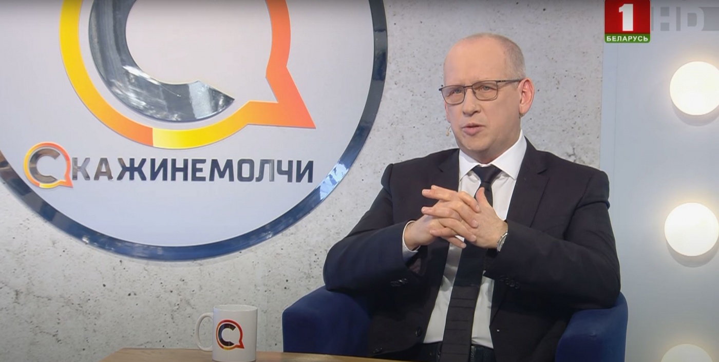 Профессор БНТУ Сергей Солодовников стал гостем программы «Скажинемолчи»
